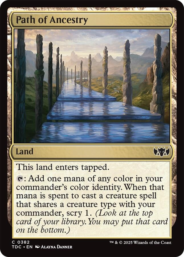 Image for Path of Ancestry (382) [Commander: Tarkir: Dragonstorm] - Magic: The Gathering