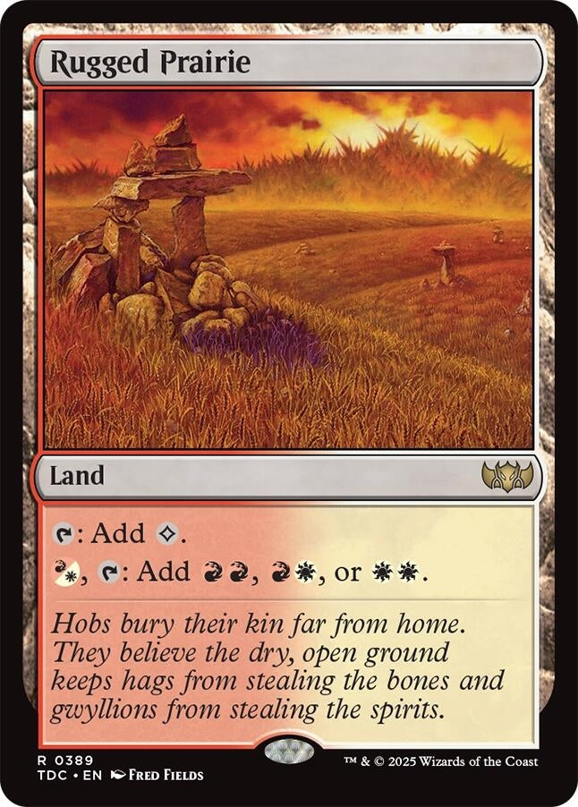Image for Rugged Prairie (389) [Commander: Tarkir: Dragonstorm] - Magic: The Gathering