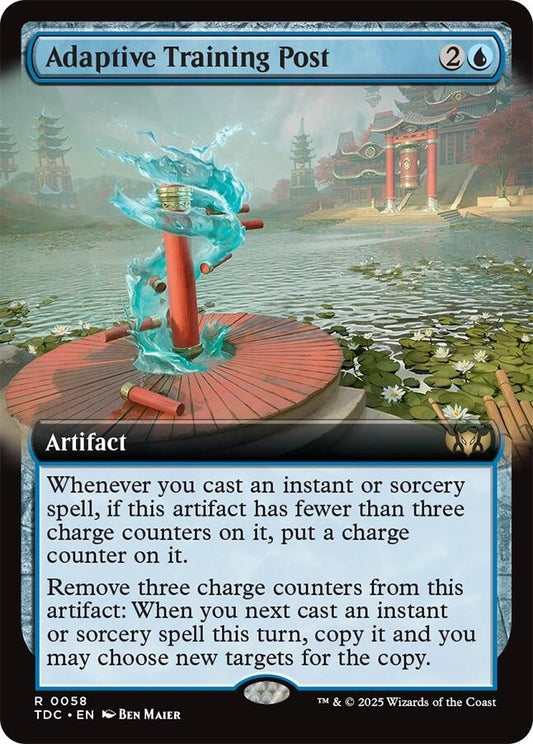 Image for Adaptive Training Post (Extended Art) (58) [Commander: Tarkir: Dragonstorm] - Magic: The Gathering