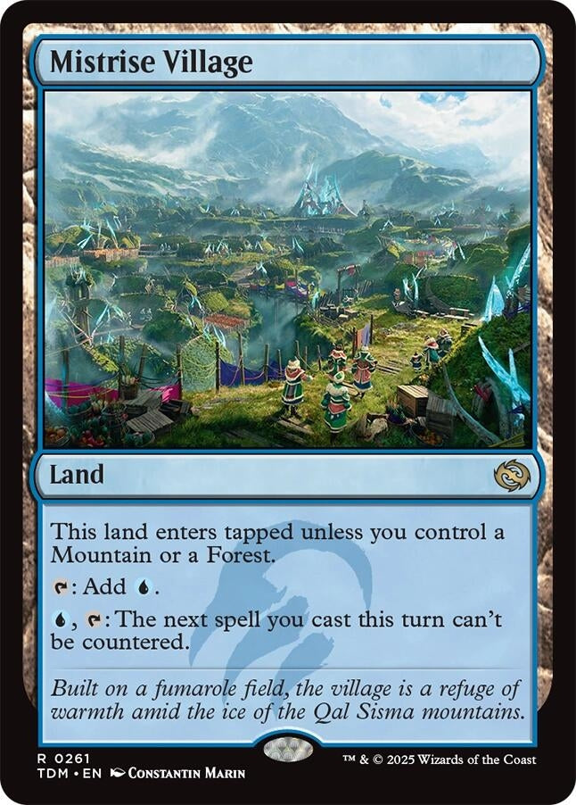 Image for Mistrise Village (261) (TDM) - Magic: The Gathering