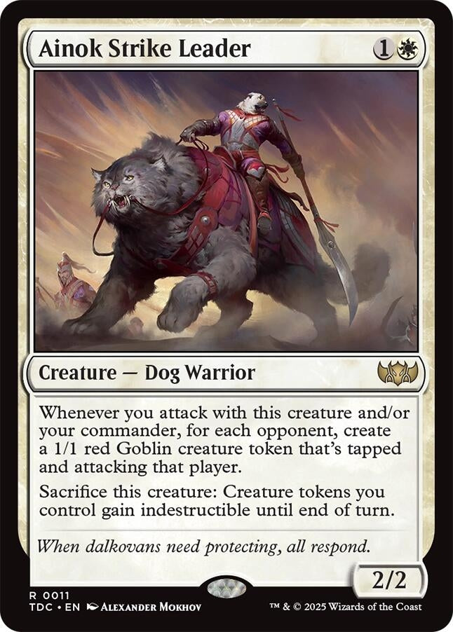 Image for Ainok Strike Leader (11) [Commander: Tarkir: Dragonstorm] - Magic: The Gathering