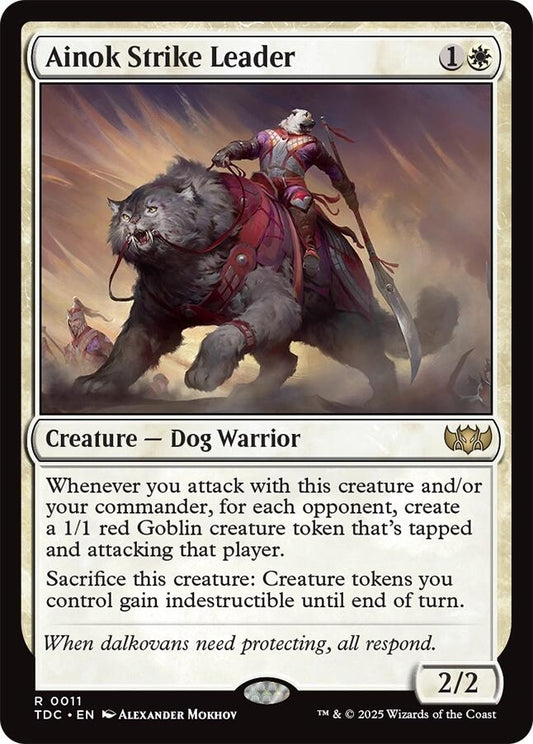 Image for Ainok Strike Leader (11) [Commander: Tarkir: Dragonstorm] - Magic: The Gathering