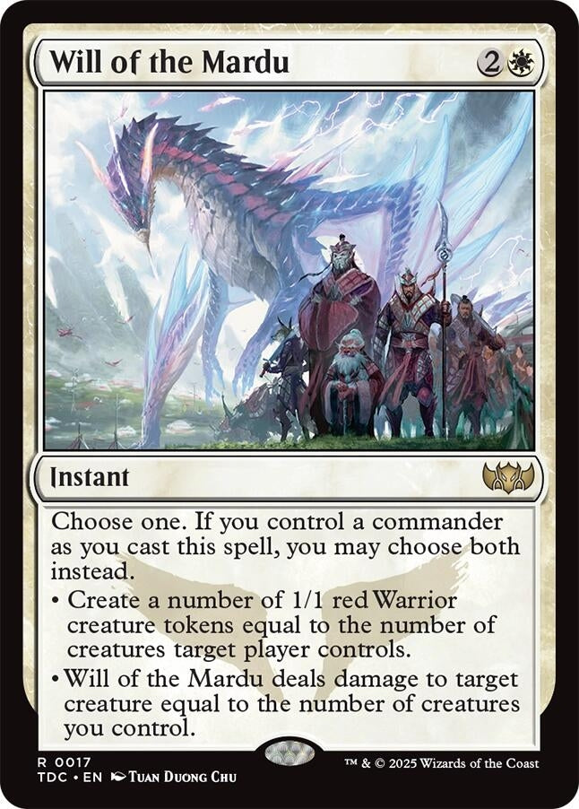 Image for Will of the Mardu (17) [Commander: Tarkir: Dragonstorm] - Magic: The Gathering