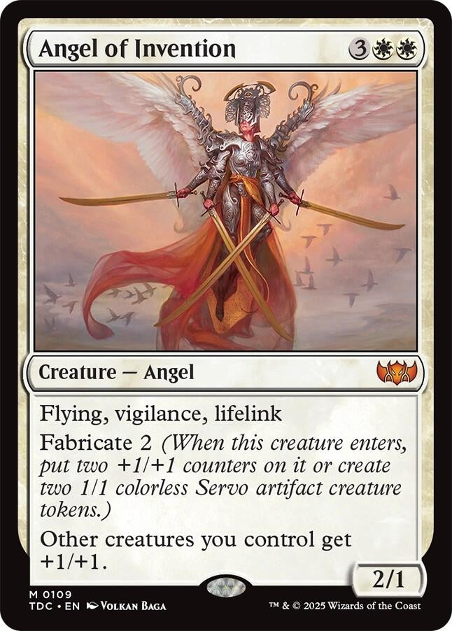Image for Angel of Invention (109) [Commander: Tarkir: Dragonstorm] - Magic: The Gathering