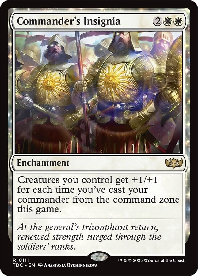 Image for Commander's Insignia (111) [Commander: Tarkir: Dragonstorm] - Magic: The Gathering