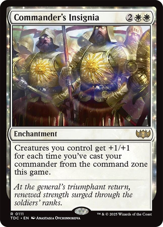 Image for Commander's Insignia (111) [Commander: Tarkir: Dragonstorm] - Magic: The Gathering