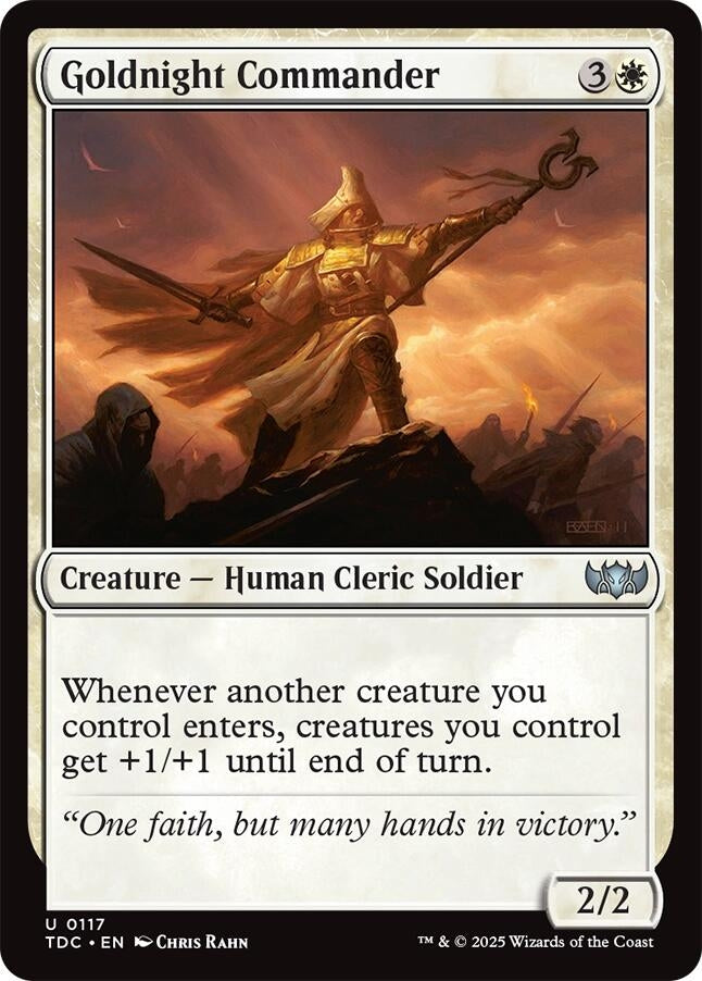 Image for Goldnight Commander (117) [Commander: Tarkir: Dragonstorm] - Magic: The Gathering