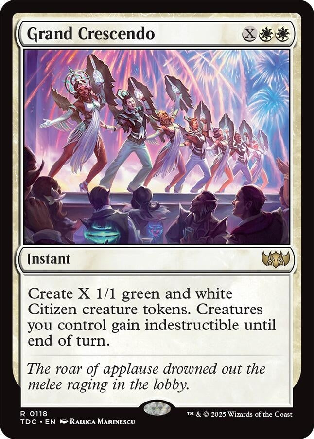 Image for Grand Crescendo (118) [Commander: Tarkir: Dragonstorm] - Magic: The Gathering