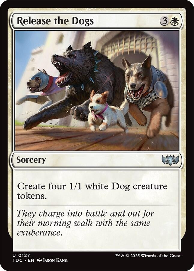 Image for Release the Dogs (127) [Commander: Tarkir: Dragonstorm] - Magic: The Gathering