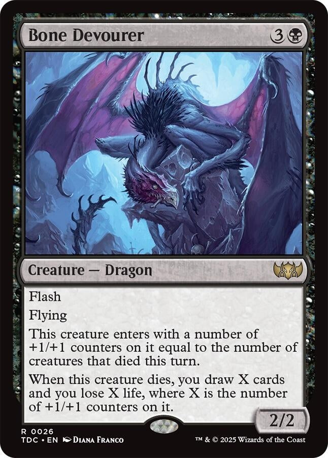 Image for Bone Devourer (26) [Commander: Tarkir: Dragonstorm] - Magic: The Gathering