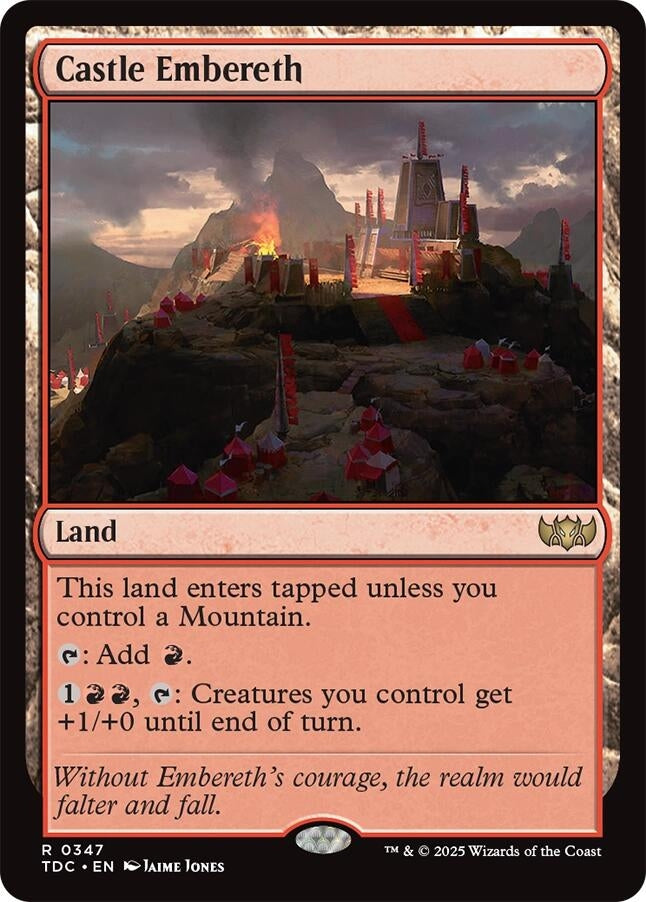Image for Castle Embereth (347) [Commander: Tarkir: Dragonstorm] - Magic: The Gathering