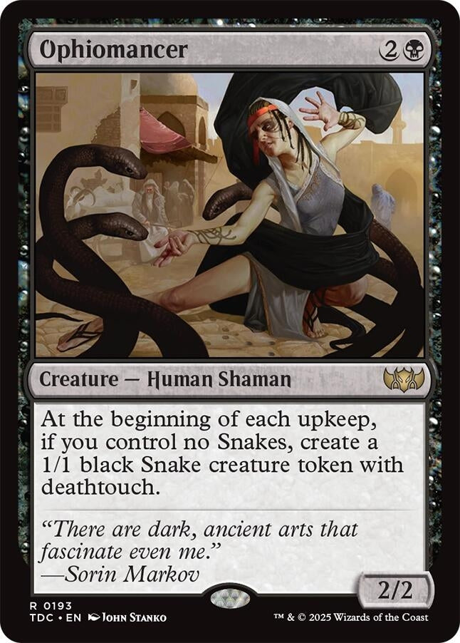 Image for Ophiomancer (193) [Commander: Tarkir: Dragonstorm] - Magic: The Gathering
