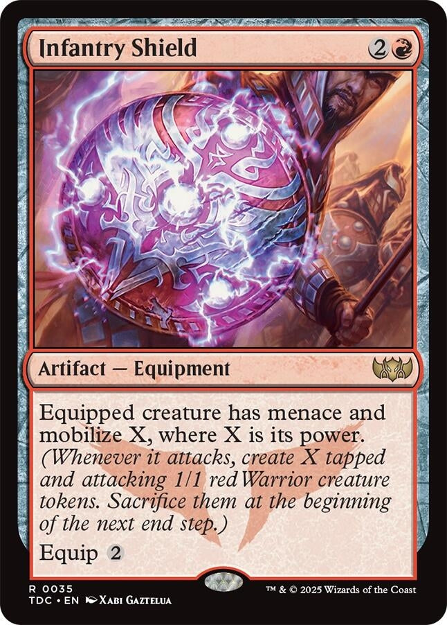 Image for Infantry Shield (35) [Commander: Tarkir: Dragonstorm] - Magic: The Gathering