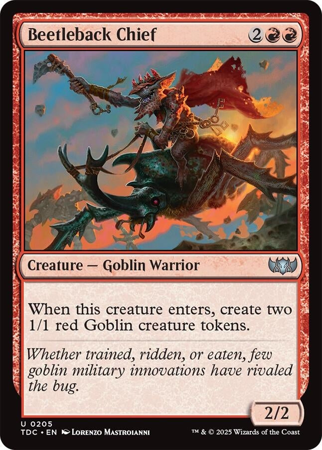 Image for Beetleback Chief (205) [Commander: Tarkir: Dragonstorm] - Magic: The Gathering