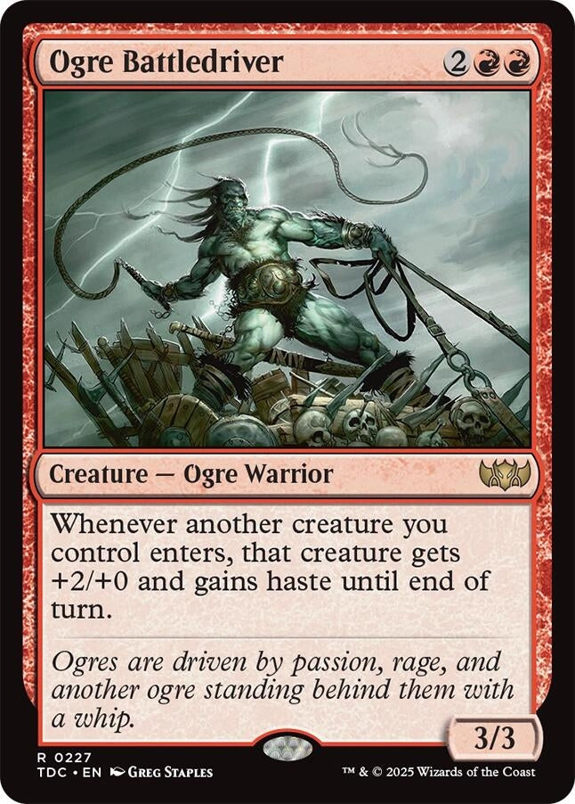 Image for Ogre Battledriver (227) [Commander: Tarkir: Dragonstorm] - Magic: The Gathering