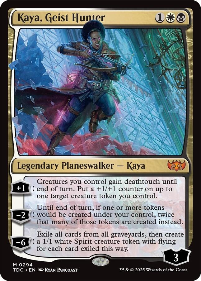 Image for Kaya, Geist Hunter (294) [Commander: Tarkir: Dragonstorm] - Magic: The Gathering
