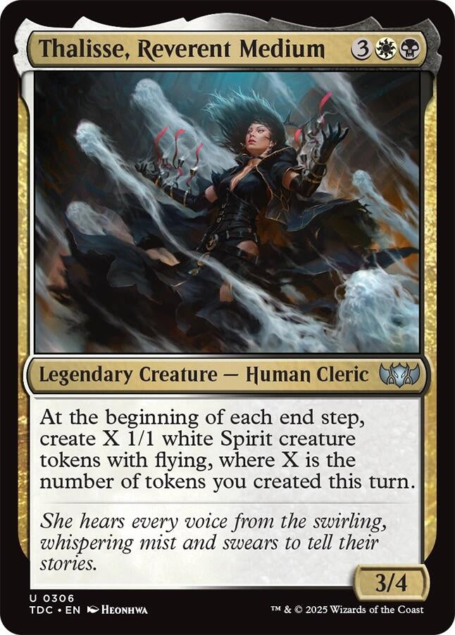 Image for Thalisse, Reverent Medium (306) [Commander: Tarkir: Dragonstorm] - Magic: The Gathering