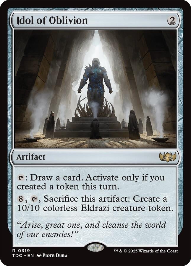 Image for Idol of Oblivion (319) [Commander: Tarkir: Dragonstorm] - Magic: The Gathering
