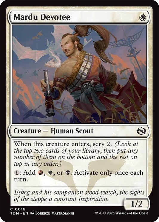Image for Mardu Devotee (16) (TDM) - Magic: The Gathering