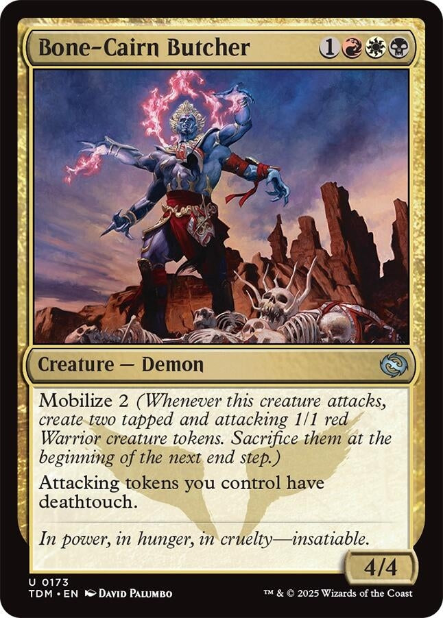 Image for Bone-Cairn Butcher (173) (TDM) - Magic: The Gathering