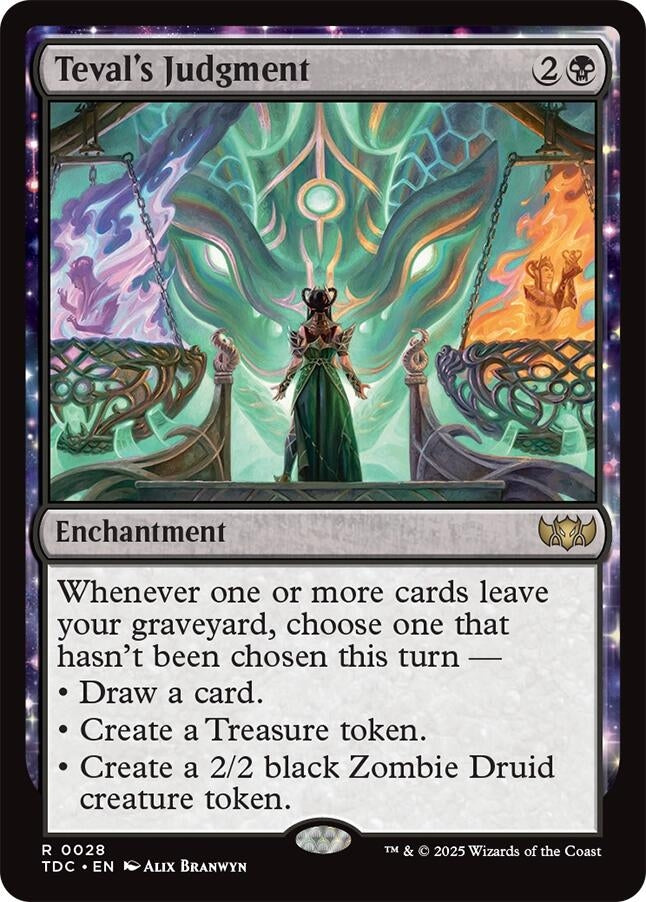 Image for Teval's Judgment (28) [Commander: Tarkir: Dragonstorm] - Magic: The Gathering
