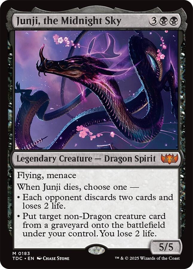 Image for Junji, the Midnight Sky (183) [Commander: Tarkir: Dragonstorm] - Magic: The Gathering