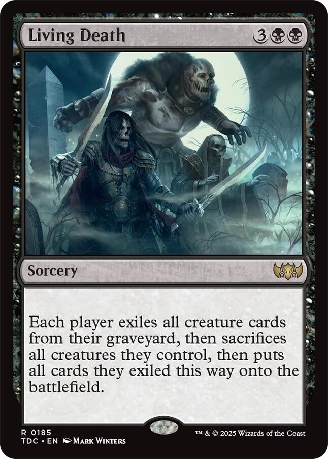 Image for Living Death (185) [Commander: Tarkir: Dragonstorm] - Magic: The Gathering