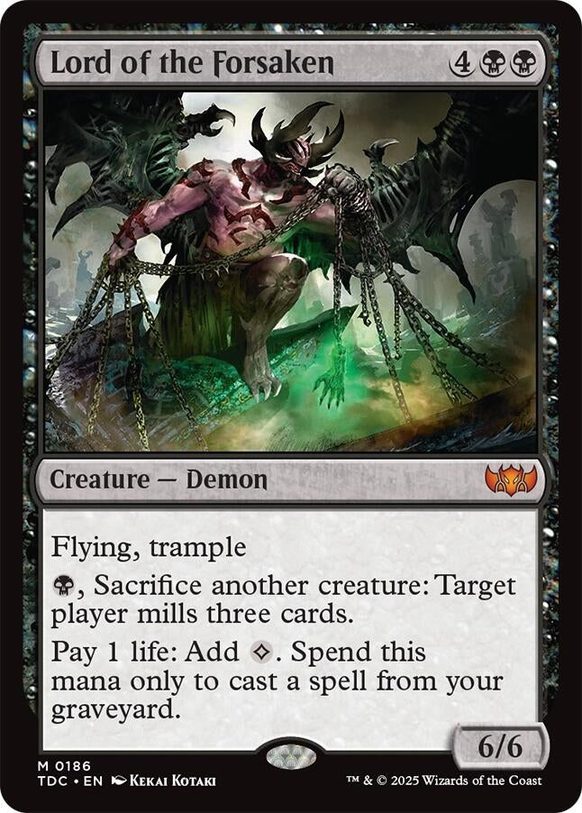 Image for Lord of the Forsaken (186) [Commander: Tarkir: Dragonstorm] - Magic: The Gathering