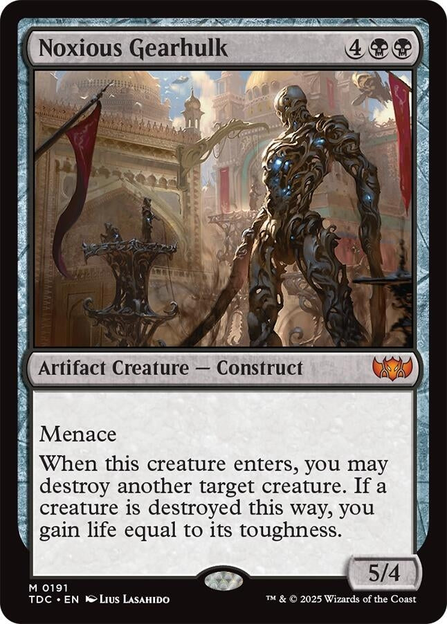 Image for Noxious Gearhulk (191) [Commander: Tarkir: Dragonstorm] - Magic: The Gathering
