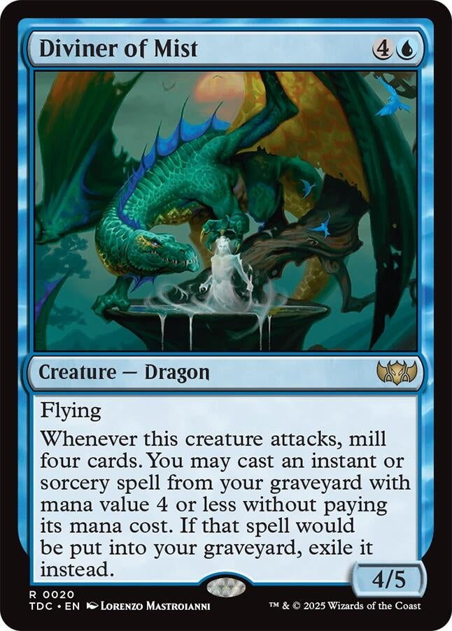 Image for Diviner of Mist (20) [Commander: Tarkir: Dragonstorm] - Magic: The Gathering