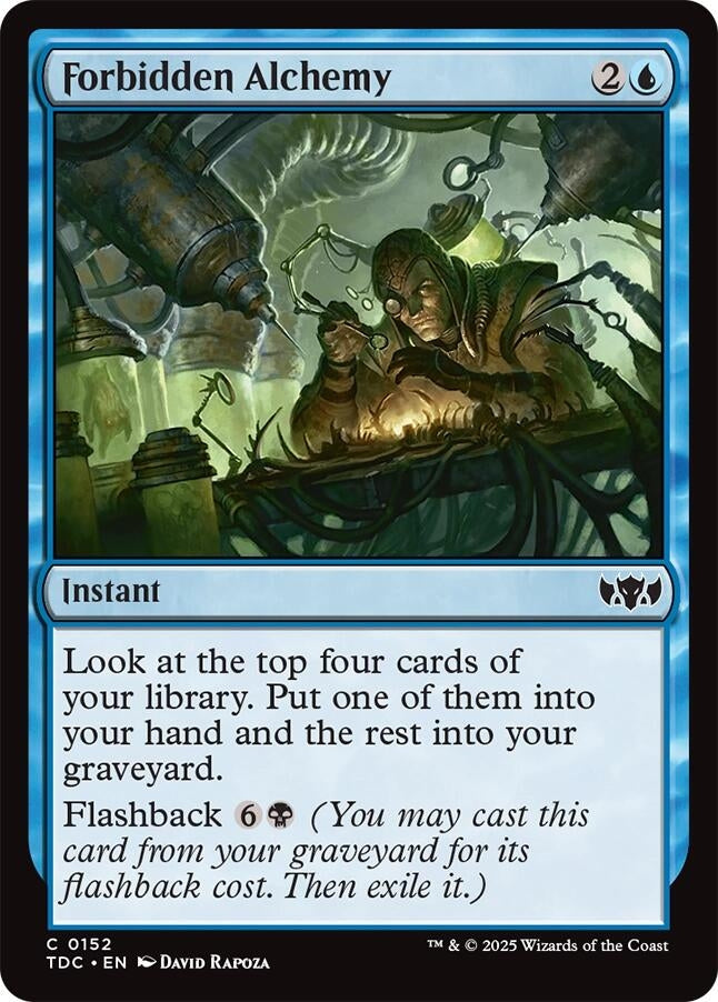 Image for Forbidden Alchemy (152) [Commander: Tarkir: Dragonstorm] - Magic: The Gathering