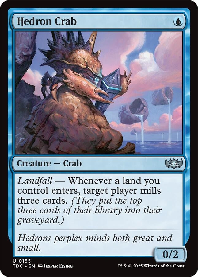 Image for Hedron Crab (155) [Commander: Tarkir: Dragonstorm] - Magic: The Gathering