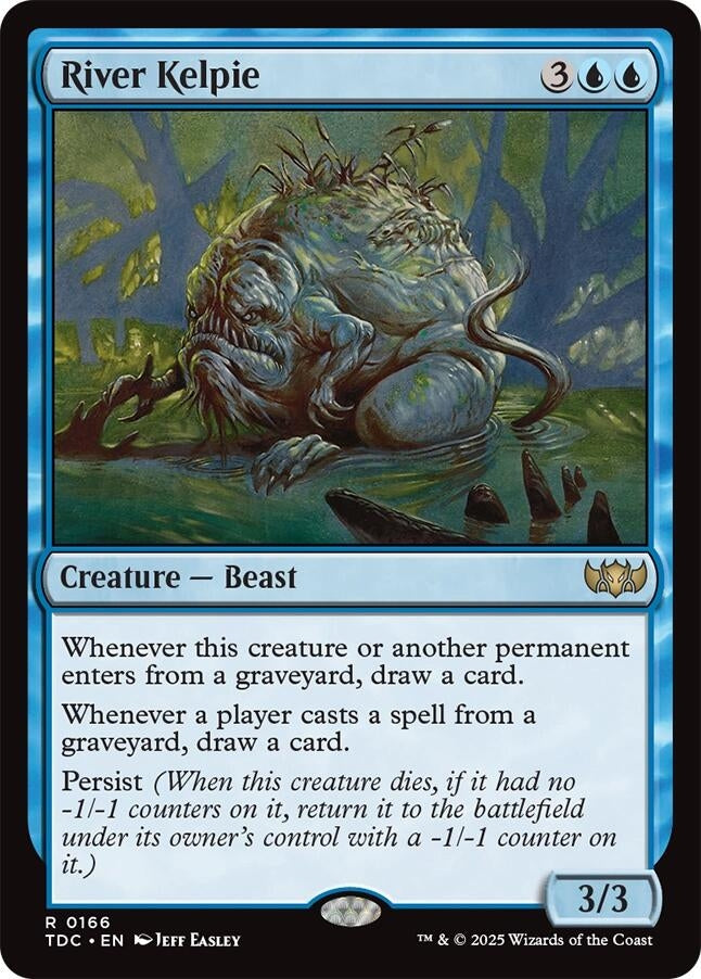 Image for River Kelpie (166) [Commander: Tarkir: Dragonstorm] - Magic: The Gathering