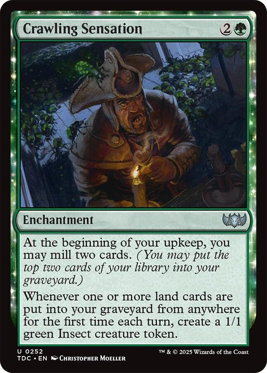 Image for Crawling Sensation (252) [Commander: Tarkir: Dragonstorm] - Magic: The Gathering