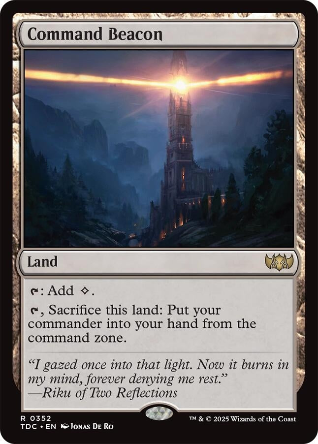 Image for Command Beacon (352) [Commander: Tarkir: Dragonstorm] - Magic: The Gathering