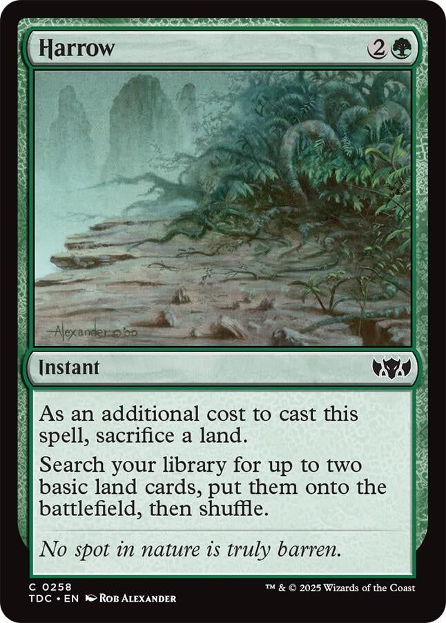Image for Harrow (258) [Commander: Tarkir: Dragonstorm] - Magic: The Gathering