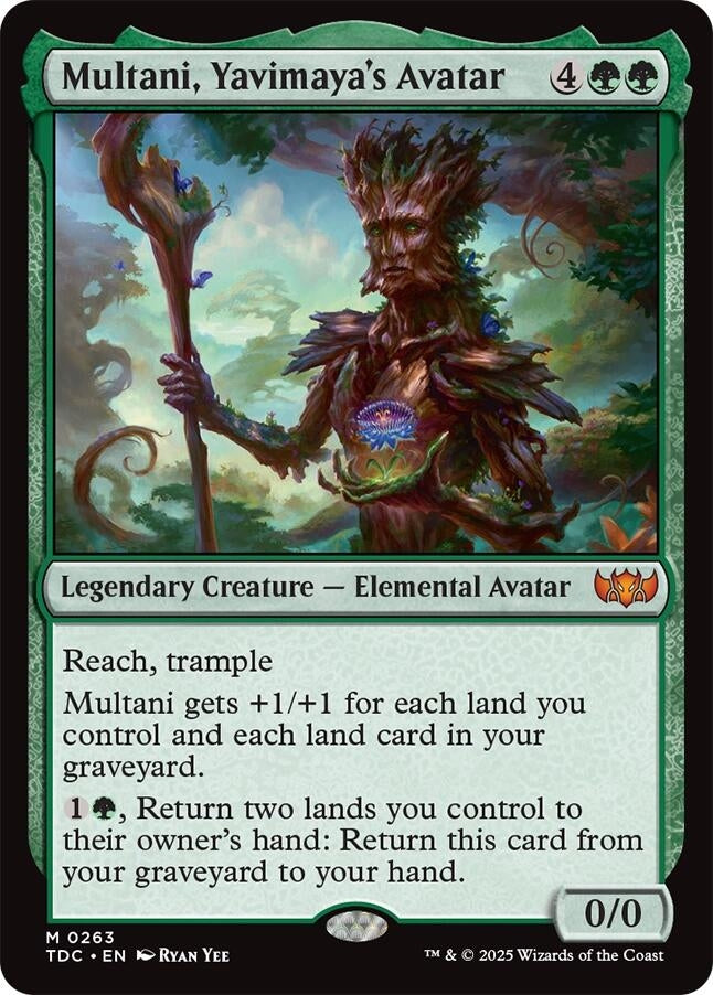 Image for Multani, Yavimaya's Avatar (263) [Commander: Tarkir: Dragonstorm] - Magic: The Gathering