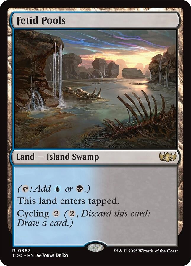 Image for Fetid Pools (363) [Commander: Tarkir: Dragonstorm] - Magic: The Gathering