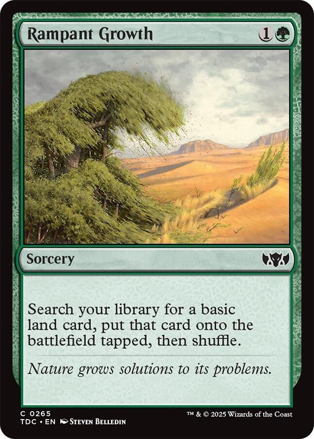 Image for Rampant Growth (265) [Commander: Tarkir: Dragonstorm] - Magic: The Gathering