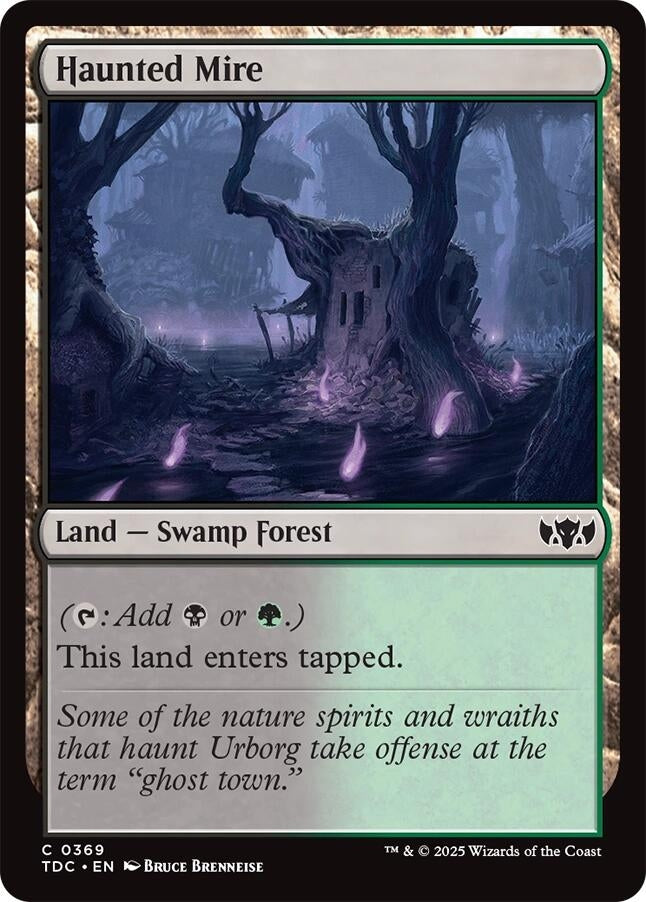 Image for Haunted Mire (369) [Commander: Tarkir: Dragonstorm] - Magic: The Gathering