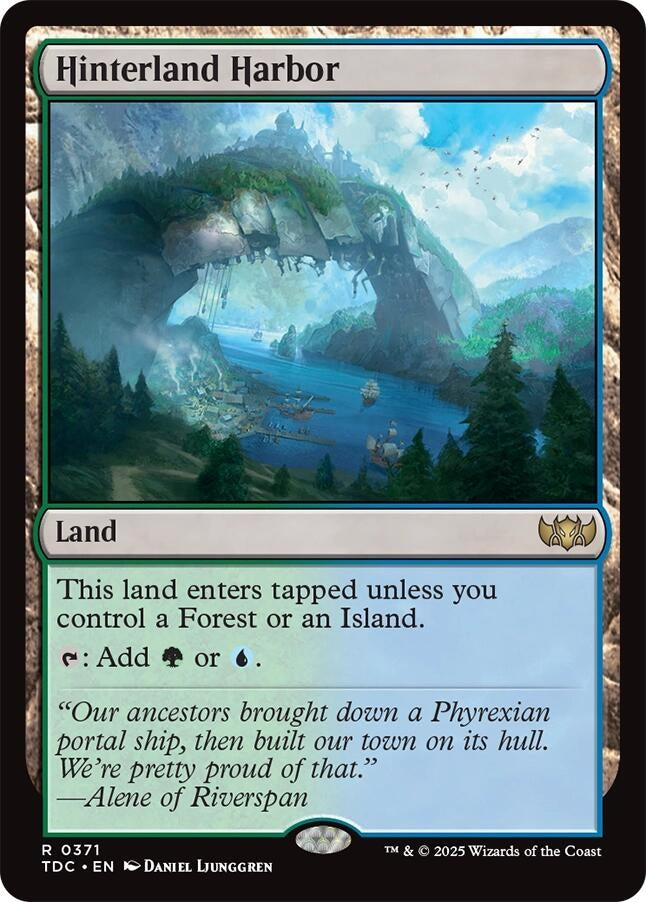 Image for Hinterland Harbor (371) [Commander: Tarkir: Dragonstorm] - Magic: The Gathering