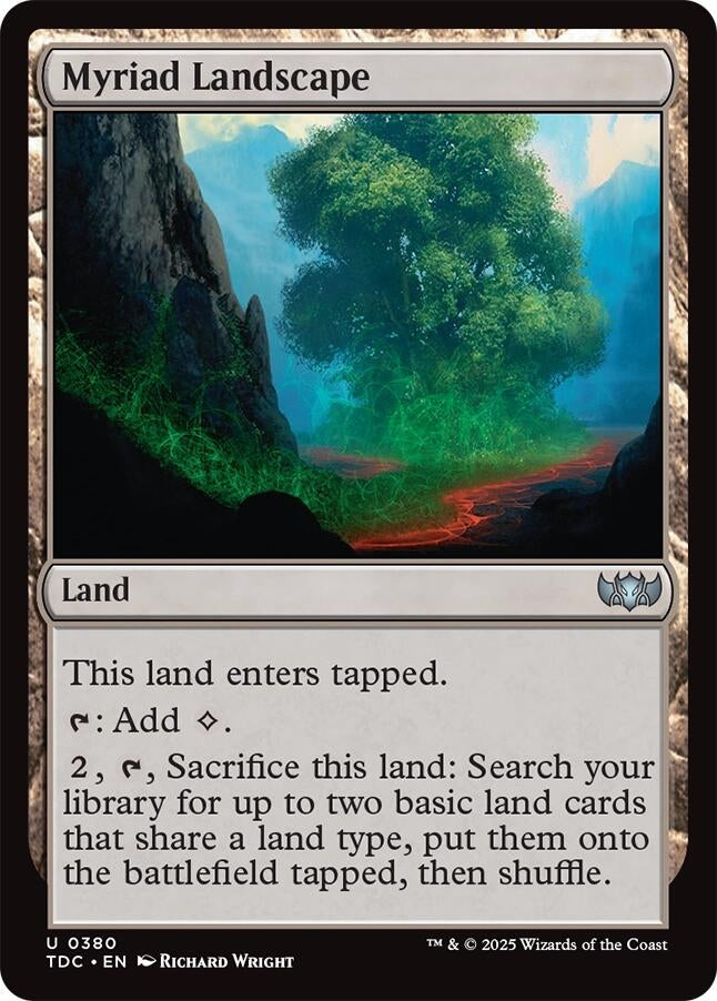 Image for Myriad Landscape (380) [Commander: Tarkir: Dragonstorm] - Magic: The Gathering