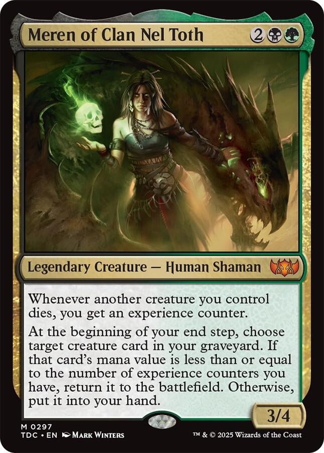 Image for Meren of Clan Nel Toth (297) [Commander: Tarkir: Dragonstorm] - Magic: The Gathering