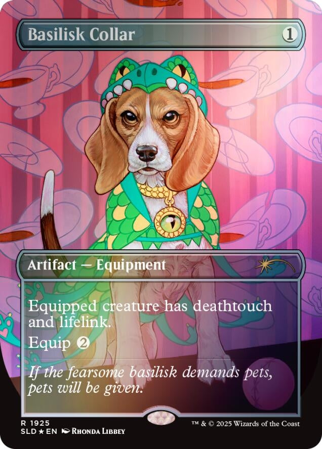 Image for Basilisk Collar (1925) (Rainbow Foil) (1925) - Magic: The Gathering