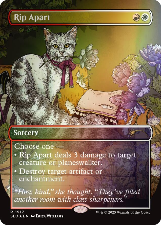 Image for Rip Apart (1917) (Rainbow Foil) (1917) - Magic: The Gathering
