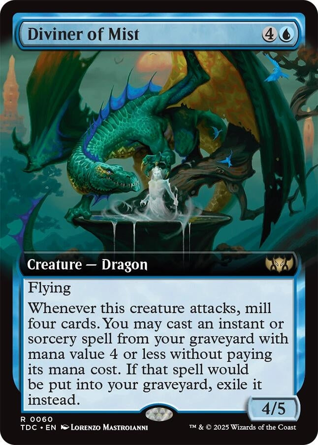 Image for Diviner of Mist (Extended Art) (60) - Magic: The Gathering