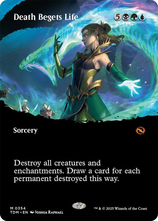 Image for Death Begets Life (Borderless) (354) (TDM) - Magic: The Gathering