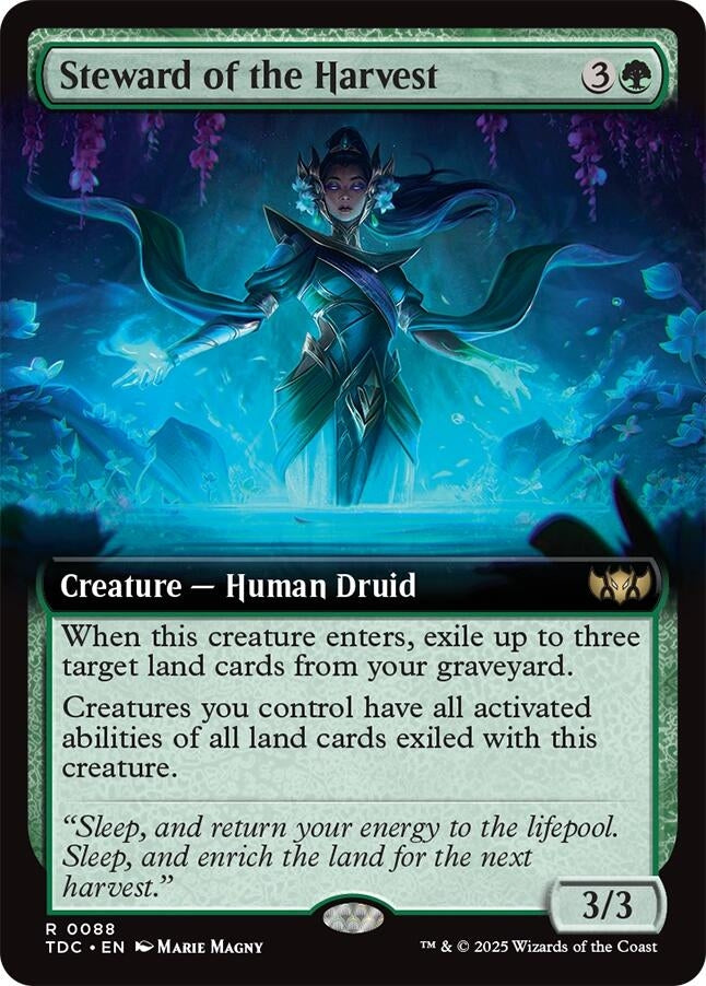 Image for Steward of the Harvest (Extended Art) (88) - Magic: The Gathering