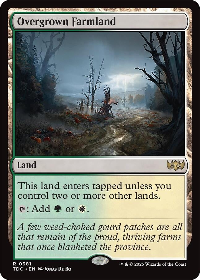 Image for Overgrown Farmland (381) - Magic: The Gathering