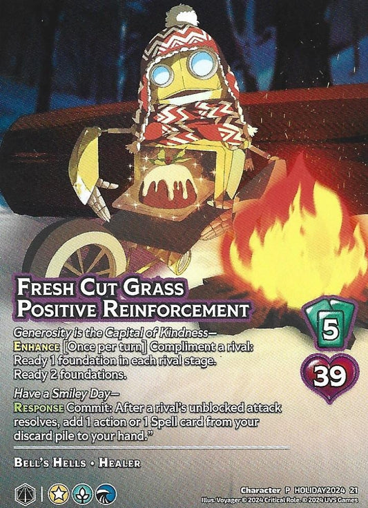 Image for Fresh Cut Grass Positive Reinforcement (Holiday) (HOLIDAY24 21) (UVSP) - UniVersus